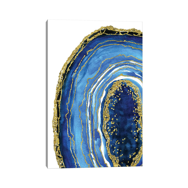 Geode I by Blursbyai - Gallery-Wrapped Canvas Giclée on Canvas, 20.32 cm H x 30.48 cm W, Canvas
