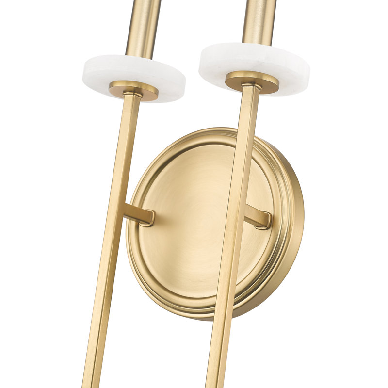 Gaultier 20,5 pouces 
Applique murale dorée 2 lumières Mordern, Mordern Gold