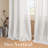 Linen Blended Textured Semi-Sheer Grommet Curtains - 37"/52" Widths Semi-Private & Light-Filtering Linen-Style Panels for Bedroom -299404339-299404358
