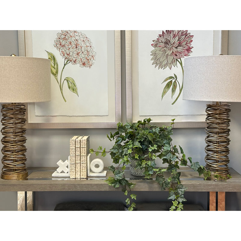 Mauldin Faux Ivy Plant in Ceramic Vase
