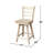 Delmontez Swivel Solid Wood Counter Stool-43807966
