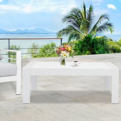 Jonmark Aluminum Coffee Table