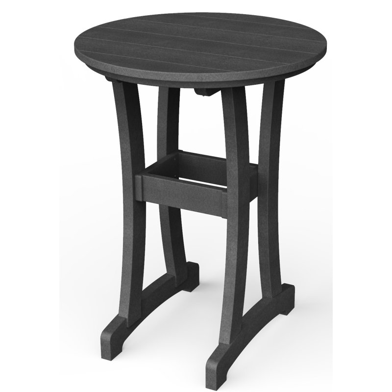 Table de bar Stella, H 30 po x l 30 po x P 30 po, Gris