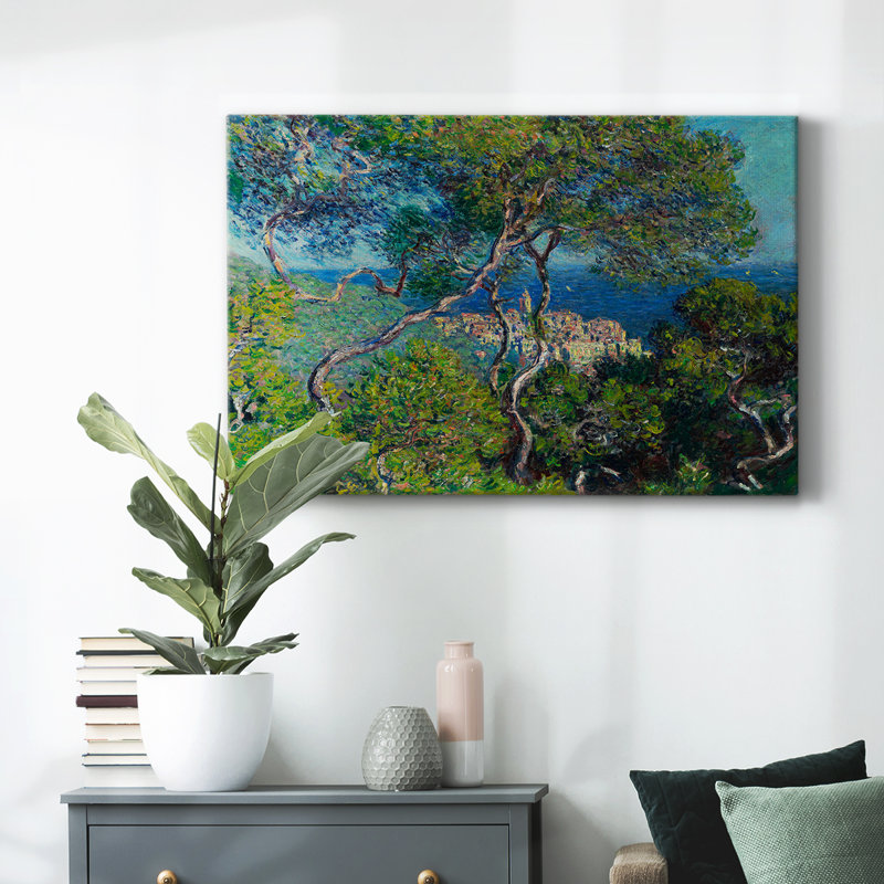 Paysage rétro - CV, H 9 po x l 13 po x P 1,5 po, Toile tendue