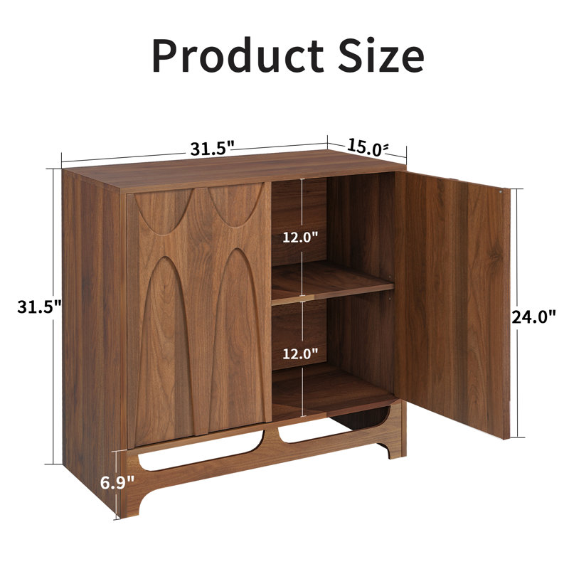 2-Door Accent Cabinet (31.5" W)