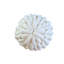 Wide Cotton Blend Tufted Round Pouffe 100x93 Cm Diameter Ottoman