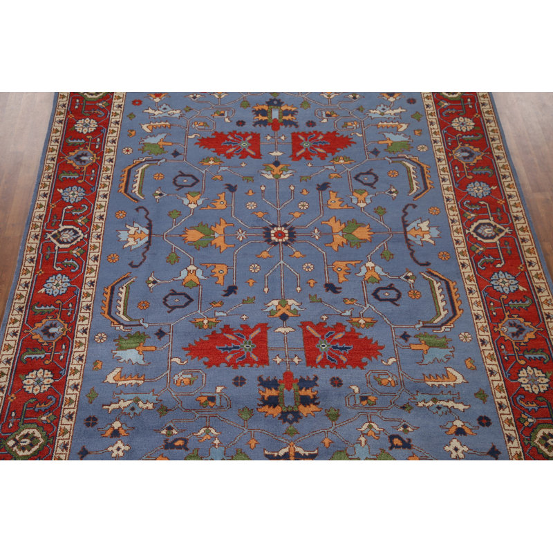Tapis bleu 9 x 12