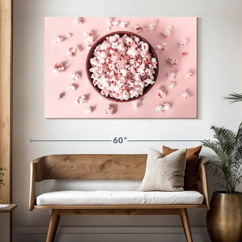 Yarlin Baby Pink Popcorn, 34" H x 51" W