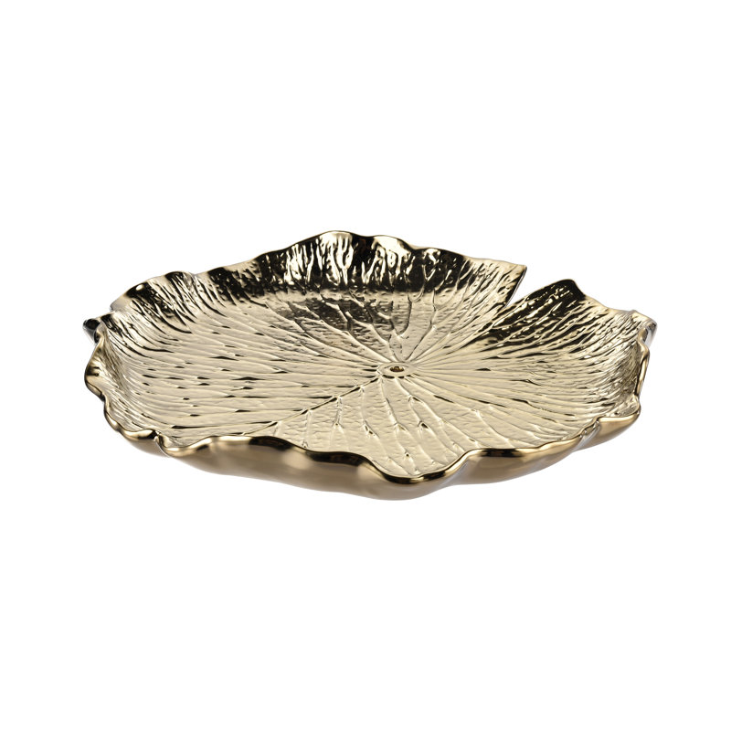 Ensemble de 4 bols Lilypad, Doré