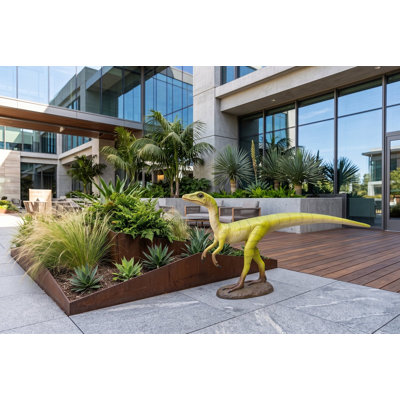 Sculpture de dinosaure Compsognathus