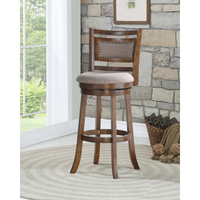 Kopasz Swivel Upholstered Counter Stool