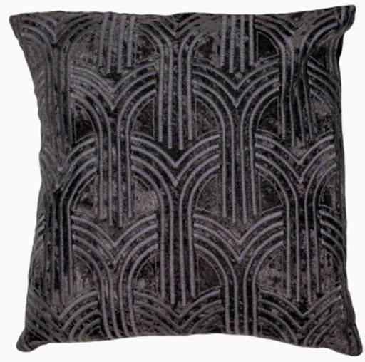 Sqaure Throw Cushion, Black