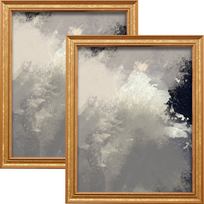 Wood Gilded Picture Frame - Set of 2