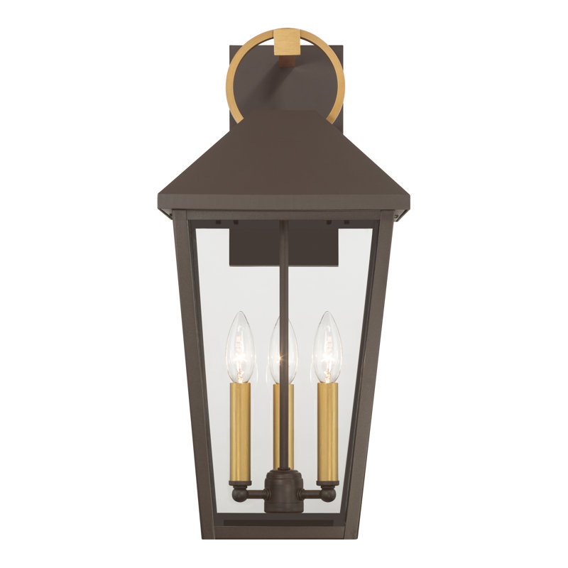 Gitlow 21" High 3-Light Outdoor Lantern
