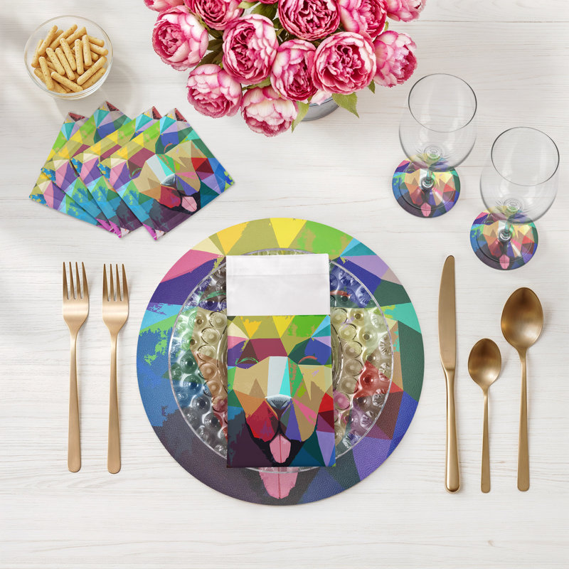 Sous-verres ronds Ode To Okuda, Bonbons