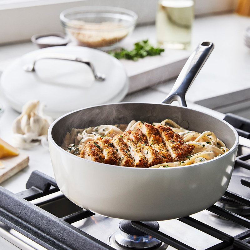 Batterie de cuisine 15 pièces GreenPan GP5, Crème de nuage