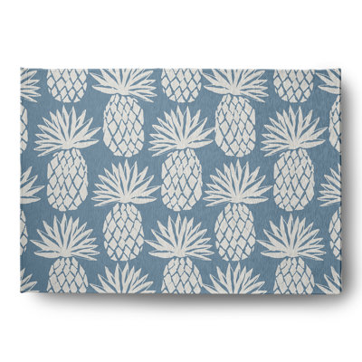 Fokko Chenille Floral Indoor / Outdoor Rug