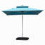 9 pi. Parasol en aluminium en porte-à-faux inclinable avec poteau central, bleu lac (base non incluse)-101202548-101202550