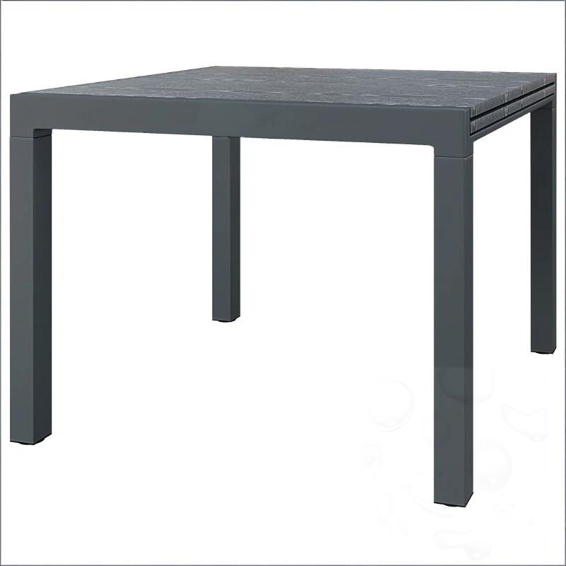Table d'extérieur extensible rectangulaire
