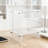 Modern Acrylic End Table With Storage Shelf, Transparent Side Table For Small Spaces, Clear Nightstand For Living Room Bedroom And Office