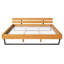 Cadre de lit en bois de pin-713461953