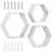 3 Piece Hexagon Solid Wood Floating Shelf-1339698720