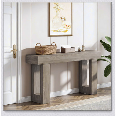Console élégante, table d'appoint en bois