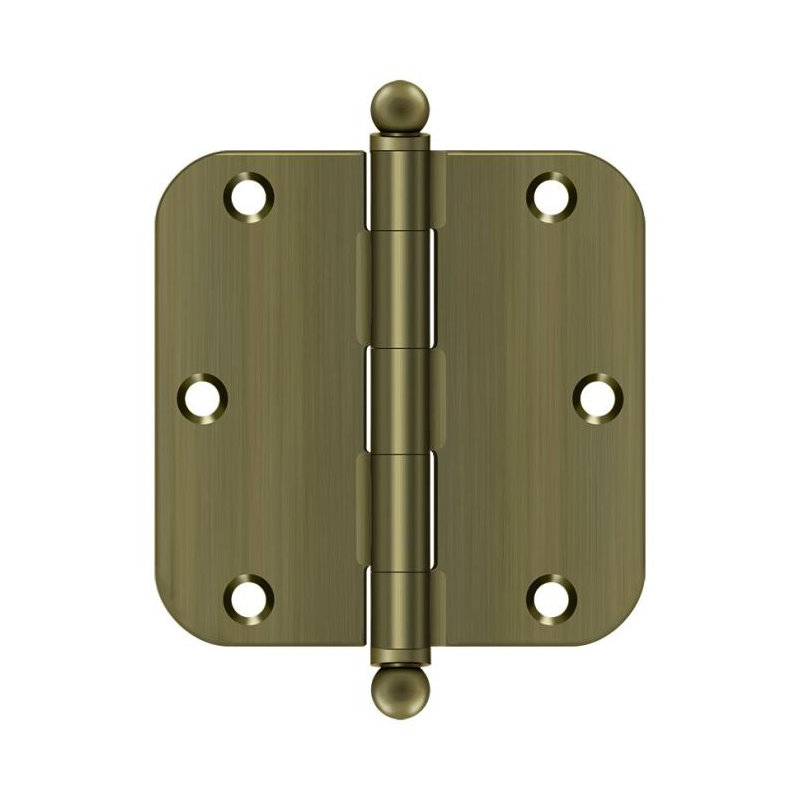 Steel Butt Bearing Hinge, Polished Brass