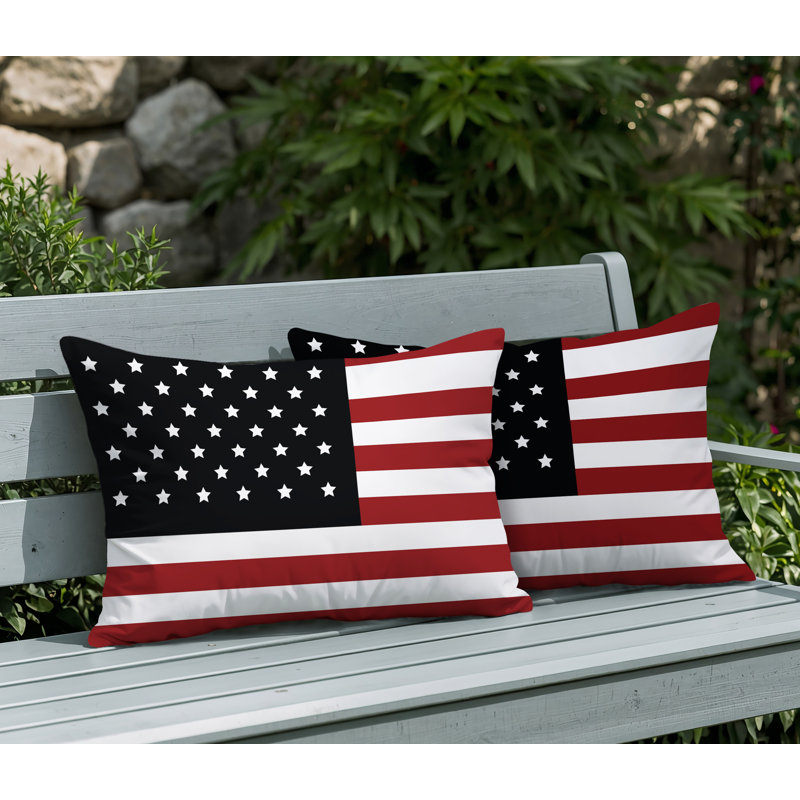 Oreiller réversible intérieur / extérieur Patriot, 20x14, Black
