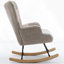 Chaise d'appoint moderne en patchwork avec accoudoirs et pieds en bois massif, canapé d'appoint Mid-Century moderne, fauteuil en tissu pour salon, chambre à coucher, studio-744358756