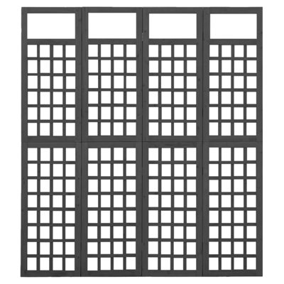 Room Divider/Trellis Folding Privacy Screen for Bedroom Solid Wood Fir by Red Barrel Studio