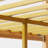 Gerrita Solid Bamboo and Metal Platform Bed with Integrated Headboard-651781913-670962500