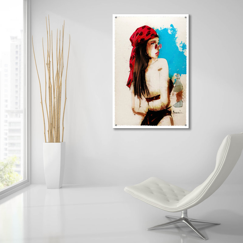 «Colorful World» par TM Borenstein, H 36 po x l 24 po x P 0,2 po