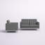 Ensemble de causeuse et fauteuil en velours Loft-1820153903-1820153896