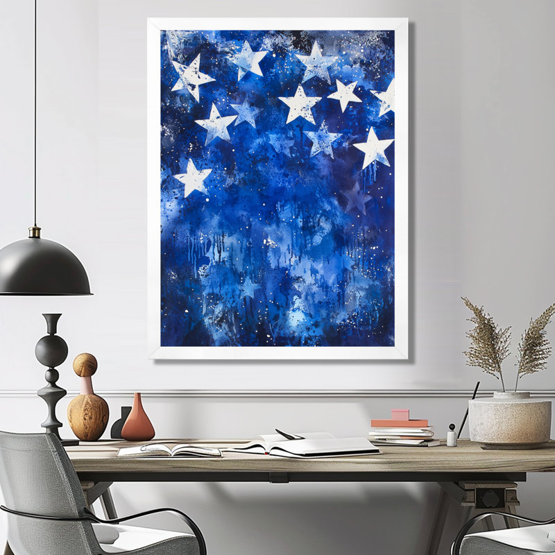 Mulvey - impressions sur toile tendance, H 20 po x l 12 po, Reproduction encadrée d'une seule photo, Blanc