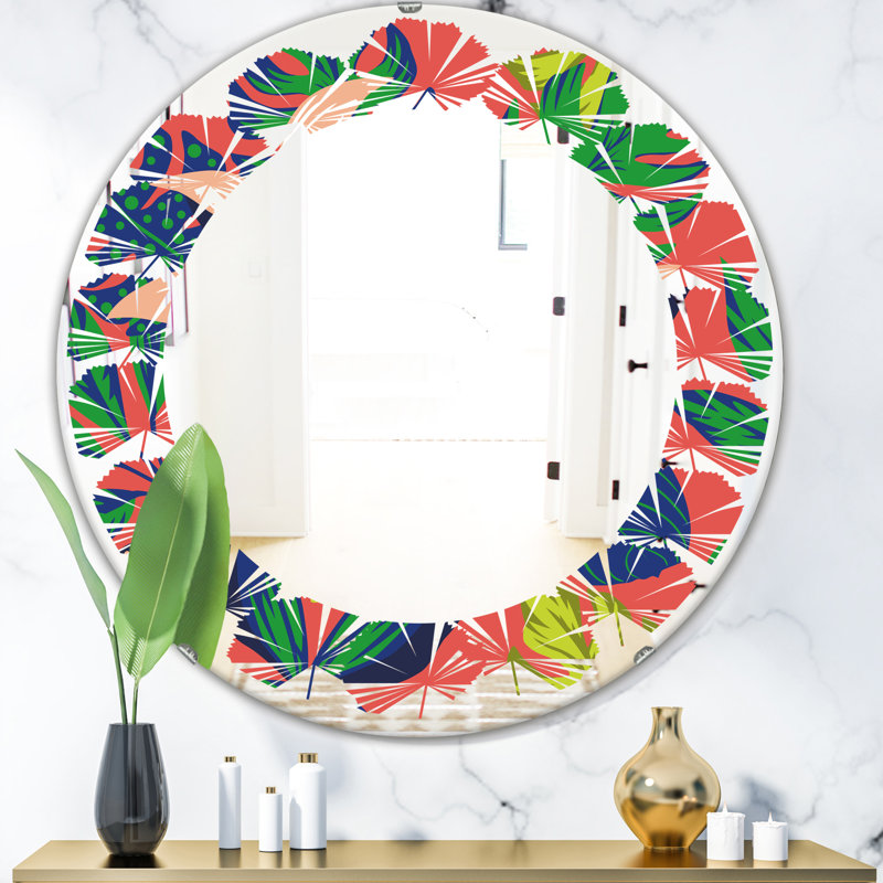 Miroir mural sans cadre Leaves I Leaves, H 23,6 po x l 23,6 po