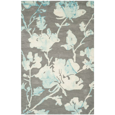 Coleman Hand Tufted Wool Floral Rug
