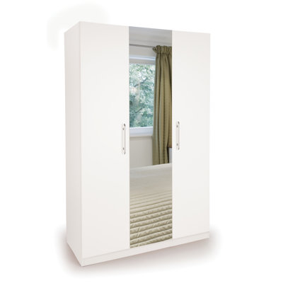 Askern 3 Door Manufactured Wood Wardrobe