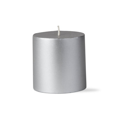 Metallic Pillar Candle 3X3