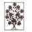 Traditional Plants & Flowers Wall Decor on Metal