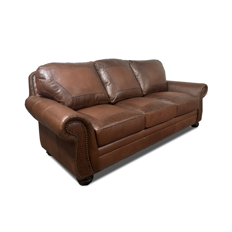 Canapé Weston Saddle, 3, H 39 po x l 91 po x P 40 po