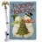 Double Sided 40'' H x 28'' W Polyester Christmas Flag Set