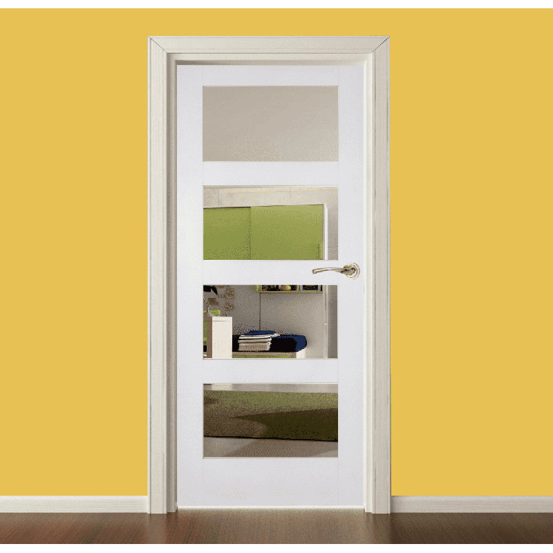 Geoffry Shaker Glass Internal Door, 198.1cm H x 61cm W x 3.5cm D