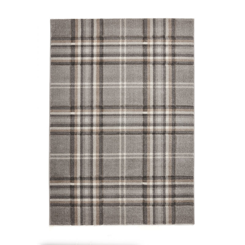 Geometric 160cm X 230cm Area Rug, Grey, Rectangle 160 x 230 cm