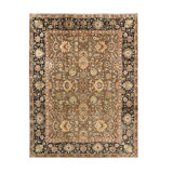 Oriental Area Rug in Black