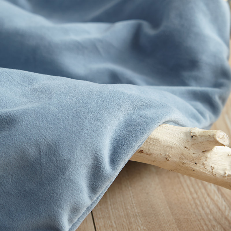 Baby Bird Coma Inducer Zippered Duvet Cover, Twin XL Duvet Cover + 1 Sham, Smoke Blue