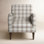 Arching Upholstered Armchair