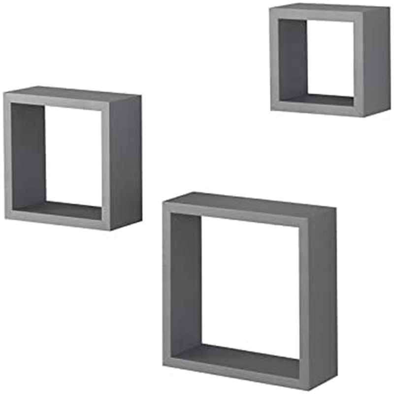 3 Piece Square Floating Shelf