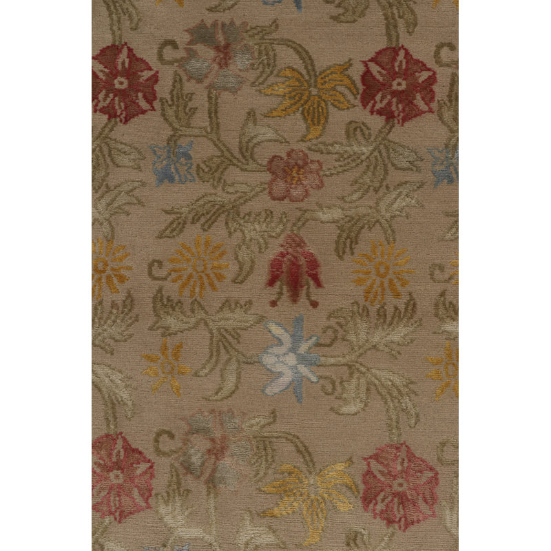 Hand Woven Wool Area Rug, Rectangle 3' x 6'