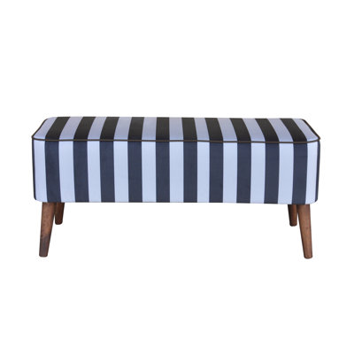 Mr.M Polyester Blend Upholstered Bench